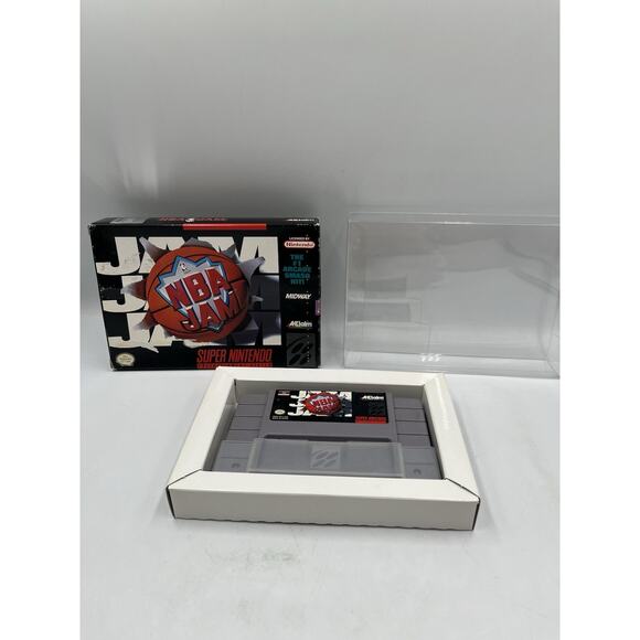 NBA Jam (Super Nintendo SNES) With Original Box - Great Condition - Picture 4 of 16